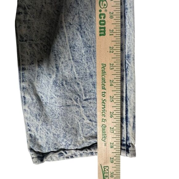 Vintage 1980s Expressions 14/16 Blue Acid Stone Wash High Rise Mom Jeans USA - Picture 15 of 16